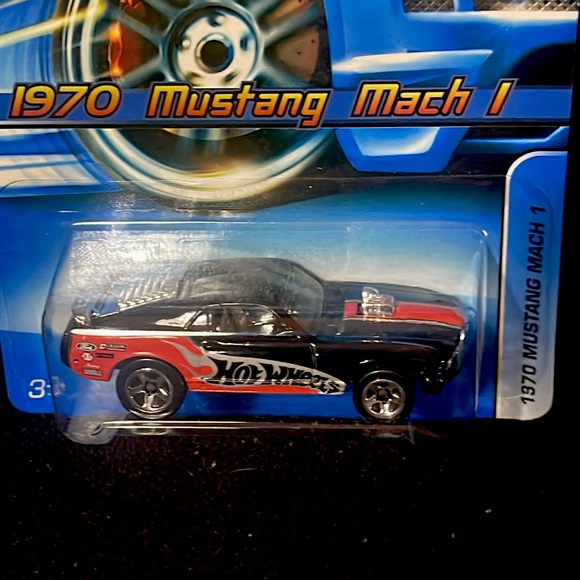 2006 Hot Wheels 1970 MUSTANG MACH 1 Black Collector #125 - Picture 2 of 3